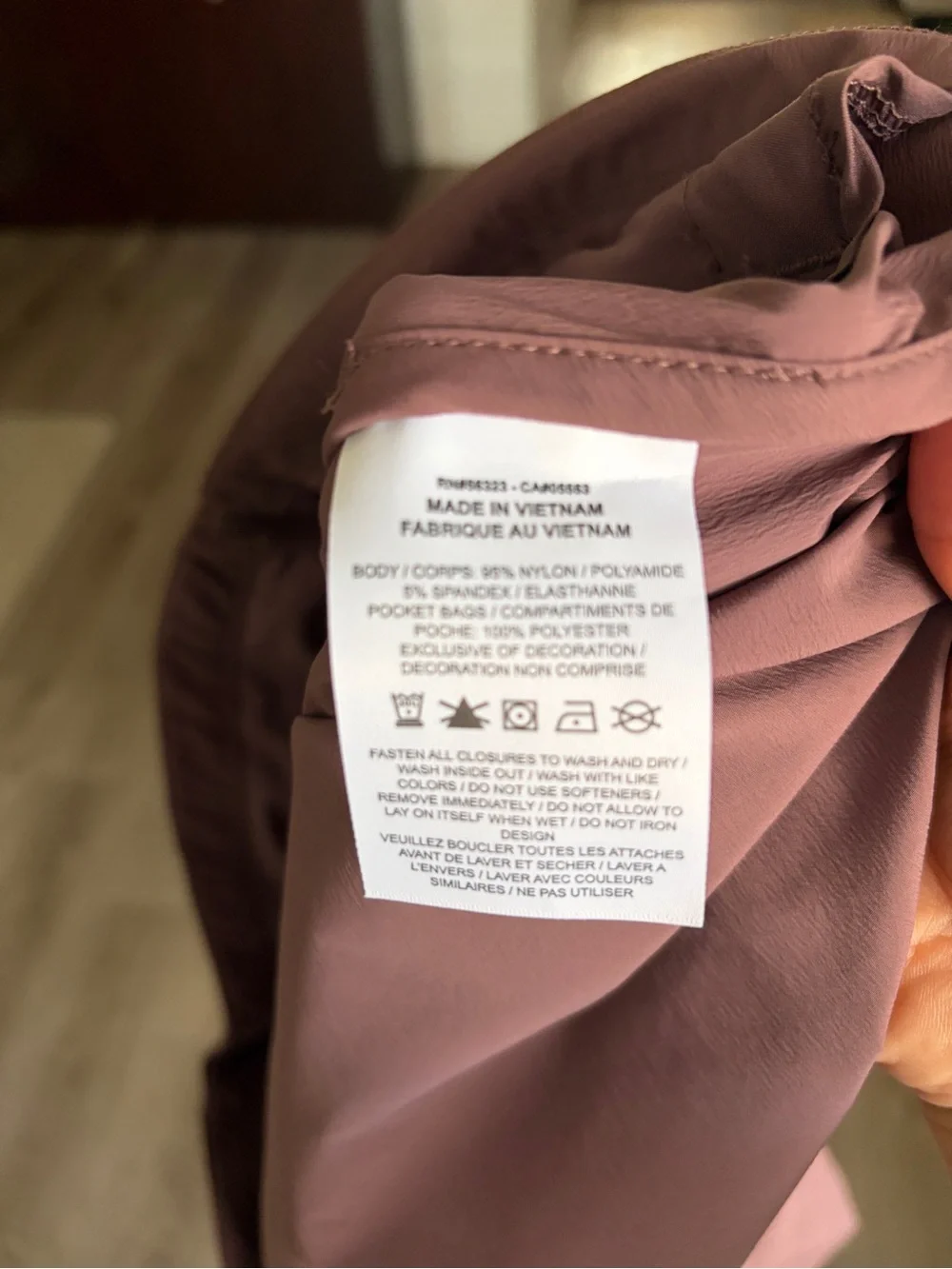 Nike Purple Hooded Windbreaker Lightweight Jacket